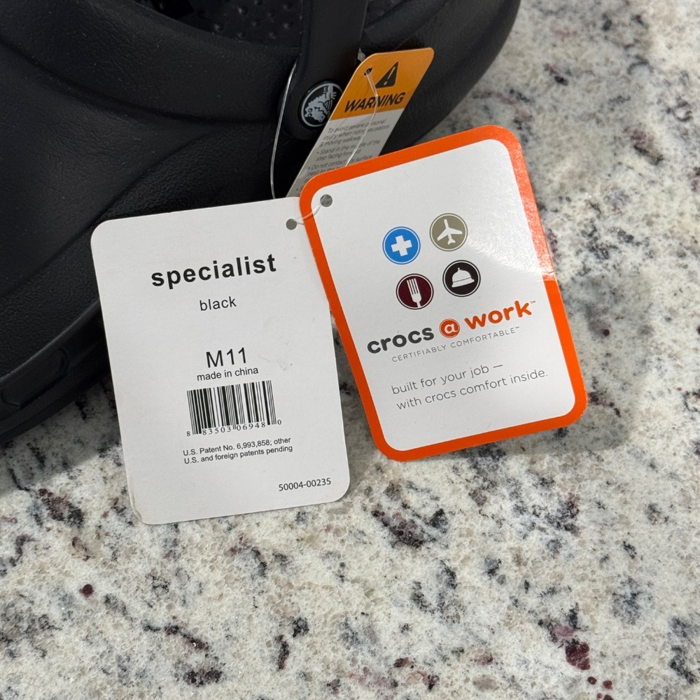 CROCS Specialist M11 NWT Black Classic Clog - Picture 7 of 11